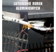 Naprawa lodówek samochodowych - Lutowanie rurek aluminiowych