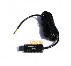 Kabel USB na 3 wejścia - do przełącznika, włącznika, przycisku, DIY na port USB