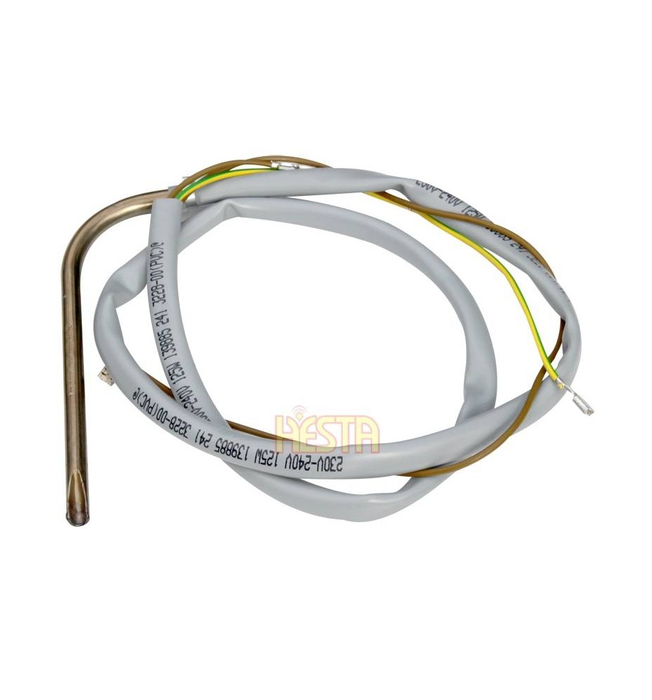 Immersion Heater for Dometic Refrigerators, Angled, 125 Watts / 230 Volts