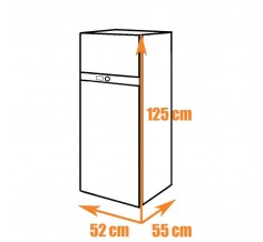 Réfrigérateur à absorption encastrable 153L DOMETIC RMD10.5T pour 12V 230V gaz