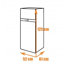 Built-in absorption refrigerator 177L DOMETIC RMD10.5XT for 12V 230V gas