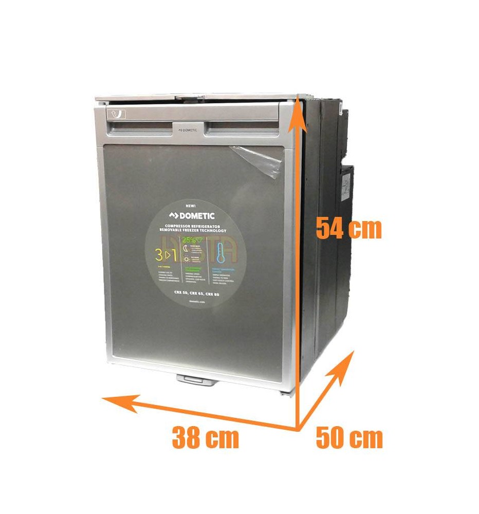 Réfrigérateur à compresseur encastrable 50L DOMETIC CRX 50 pour 12V