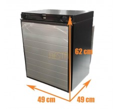 Absorption Freestanding black fridge DOMETIC RF60 12V 230V gas