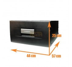Black DOMETIC CoolMatic CD 20 drawer fridge for caravan, yacht