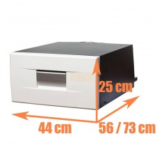 Weiße DOMETIC CoolMatic CD 30 Schublade Kühlschrank für Wohnwagen, Yacht