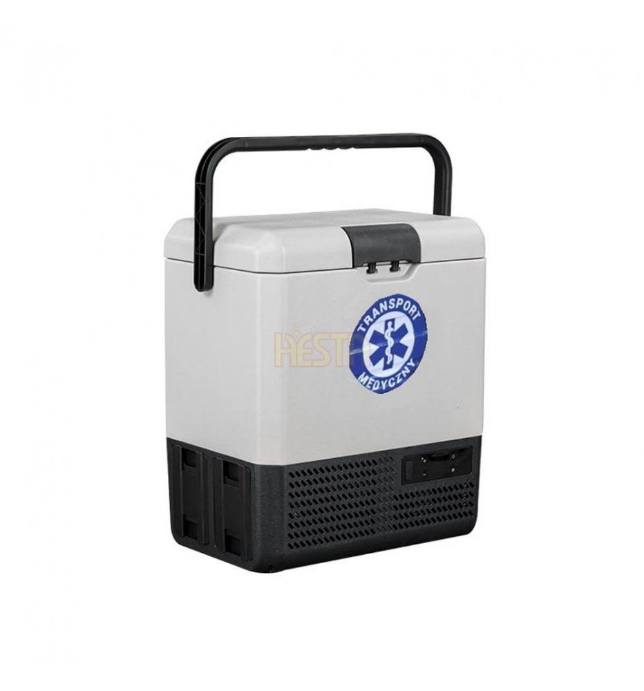 Réfrigérateur de transport médical 15L pour de vaccins, sang, hormone de croissance, médicaments pour 12v 230v avec batterie