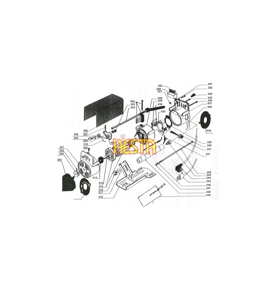 Силовой резистор для двигателя Ocel Moretti