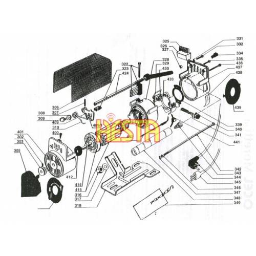 RESISTANCE MOTEUR OCEL MORETTI - Machine à Coudre PETIT