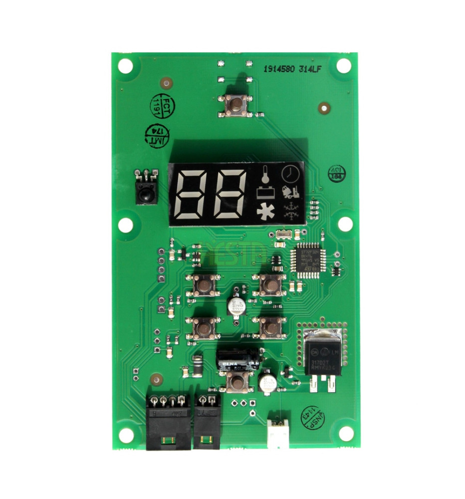 Electronic panel, LED display board, temperature control for Air Conditioning Indel B Sleeping Well 1000