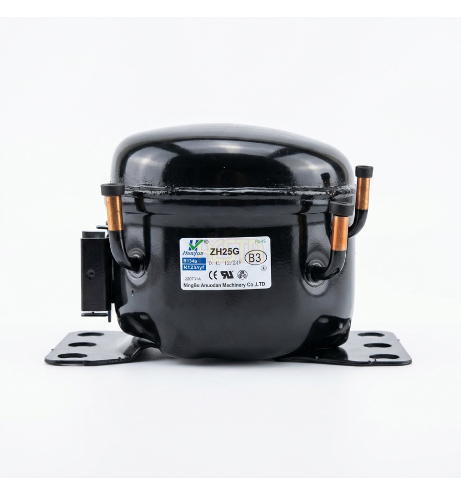 Компрессор ZH25G охлаждения 12V 24V DC для замораживателя холодильника