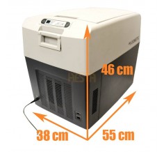Przenośna lodówka medyczna Dometic 33L do transportu szczepionek, krwi, hormonu wzrostu, leków na 12v 24v 230v