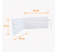 Evaporateur pour réfrigérateur Mercedes Actros MP4 TH0, plaque de refroidissement