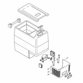 Teile für den IndelB TB51a Auto Kompressor Kühlbox